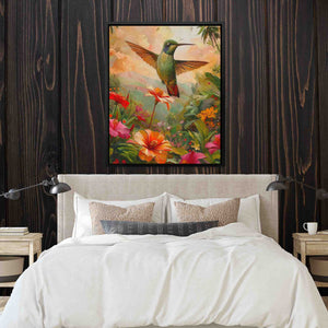 Green Hummingbird - Luxury Wall Art