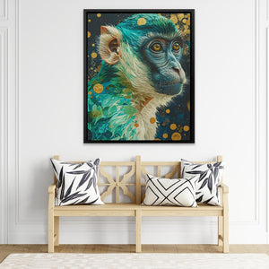 Green Monkey - Luxury Wall Art