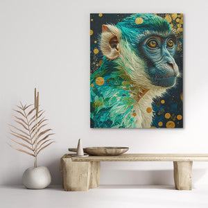 Green Monkey - Luxury Wall Art