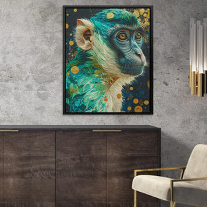 Green Monkey - Luxury Wall Art