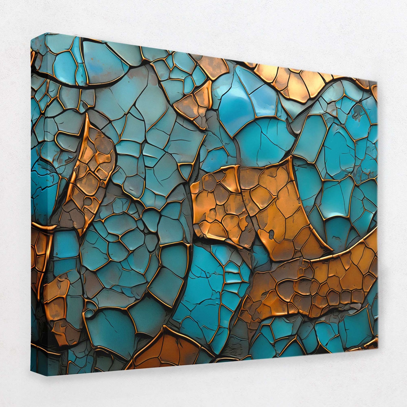 Green Savannah - Desert Canvas Wall Art