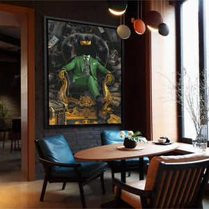 Green Vault King - Luxury Wall Art