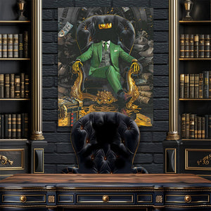 Green Vault King - Luxury Wall Art