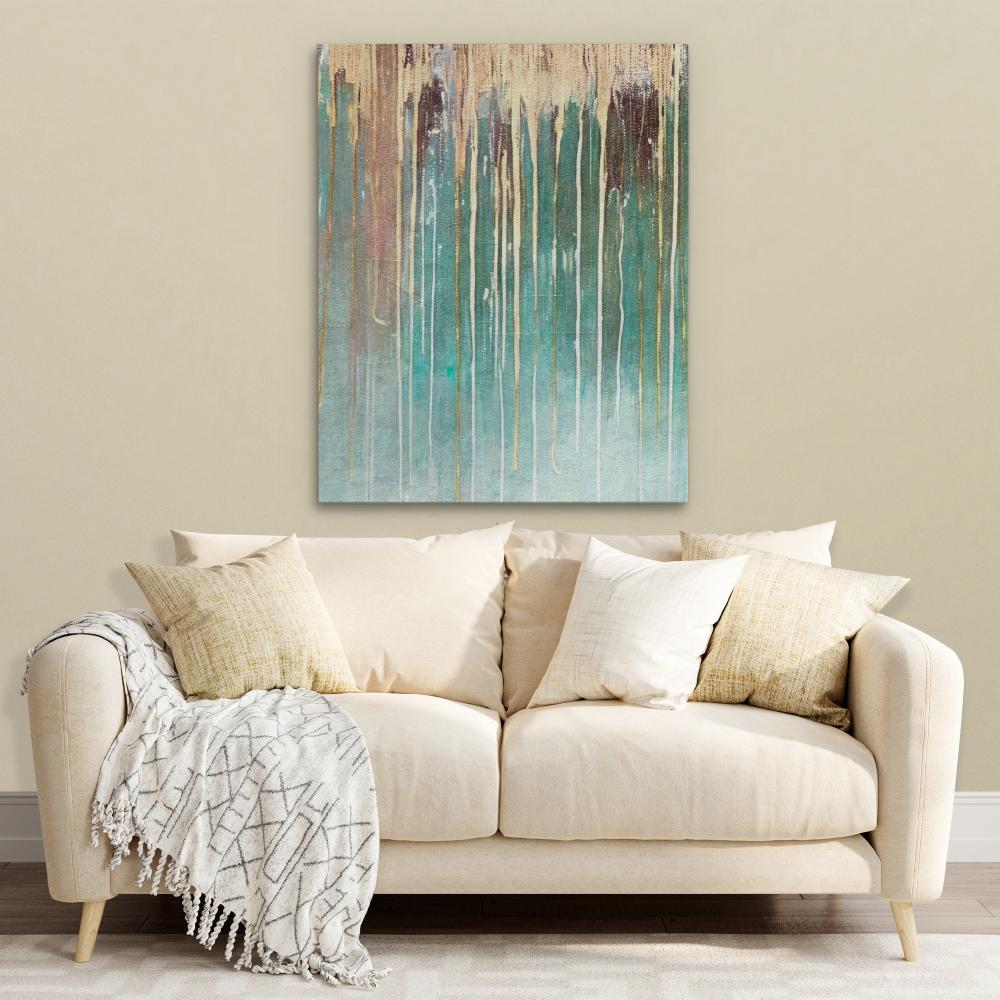 Green Wall Gold - Luxury Wall Art