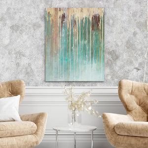 Green Wall Gold - Luxury Wall Art