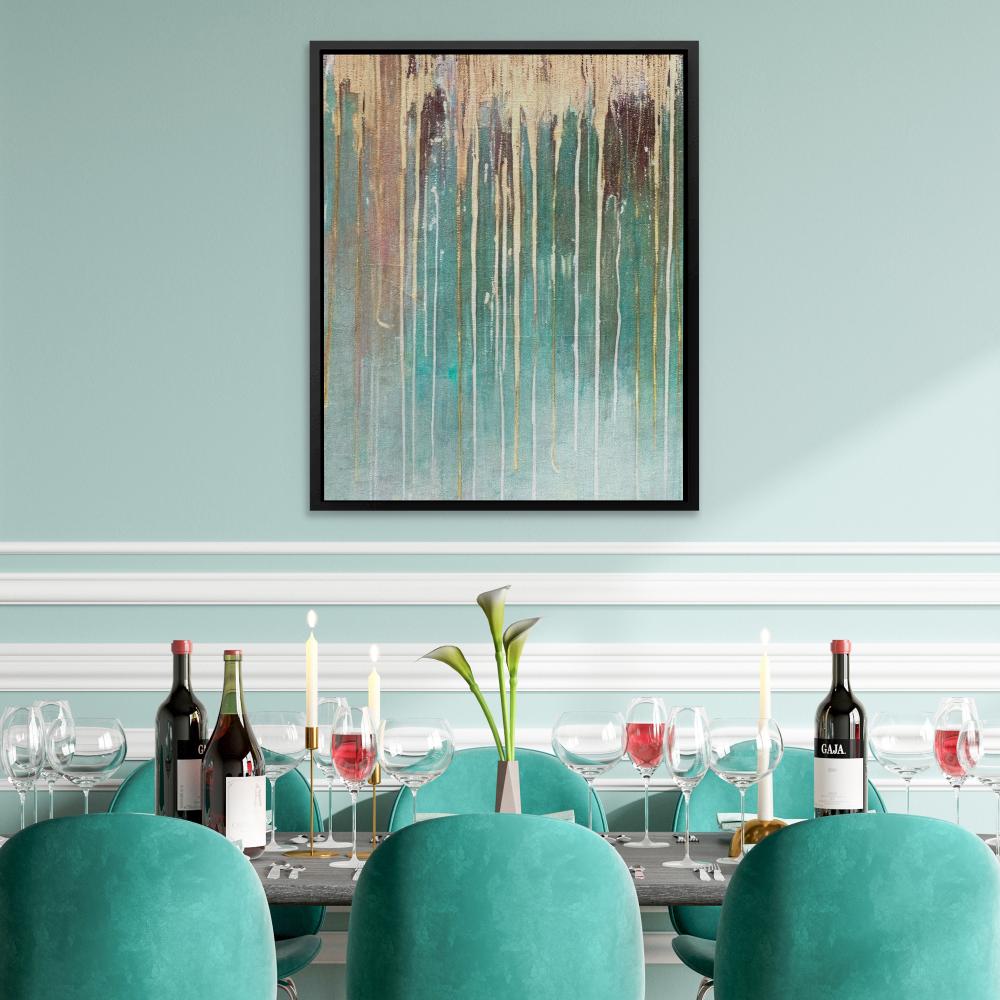 Green Wall Gold - Luxury Wall Art