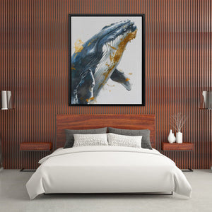 Grey Whale Breaching - Luxury Wall Art