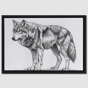 Grey Wolf - Luxury Wall Art