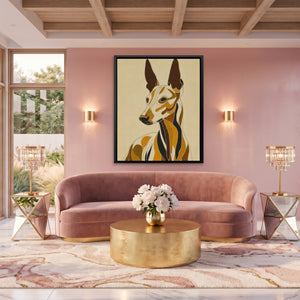 Greyhound Geometric Lines — Greyhound Geometric Lines Pink Pleasure Port 141