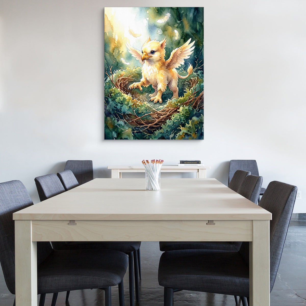 Griffin Nestling - Luxury Wall Art