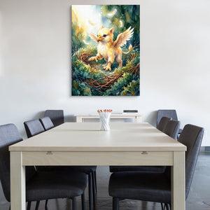 Griffin Nestling - Luxury Wall Art