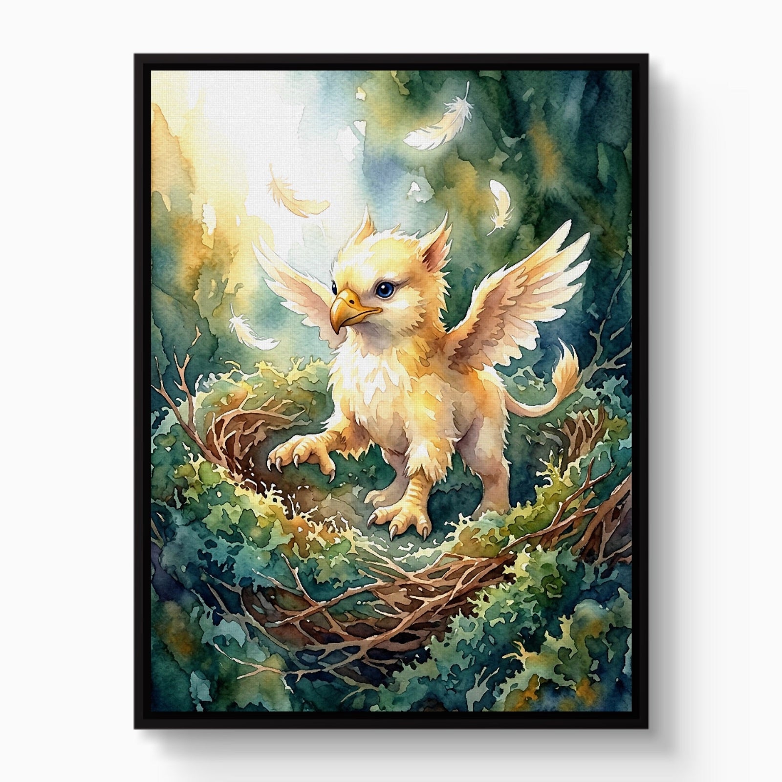 Griffin Nestling - Luxury Wall Art