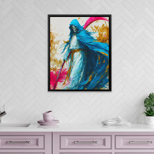 Grim Reaper's Vivid Dance - Luxury Wall Art