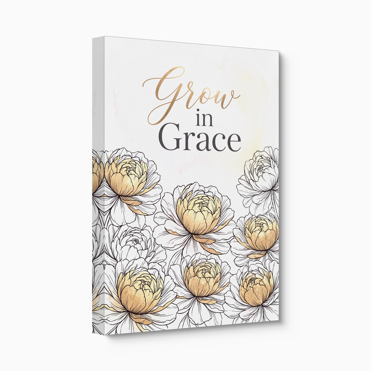 Grow In Grace — grow in grace angled flush print
