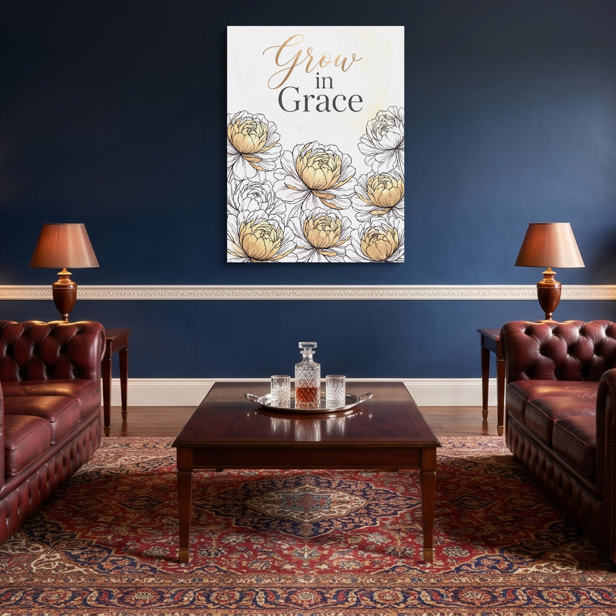 Grow In Grace — grow in grace sq lounge wall 1port flush print
