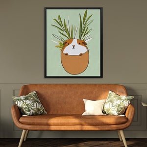 Guinea Pig in a Cup - Luxury Wall Art