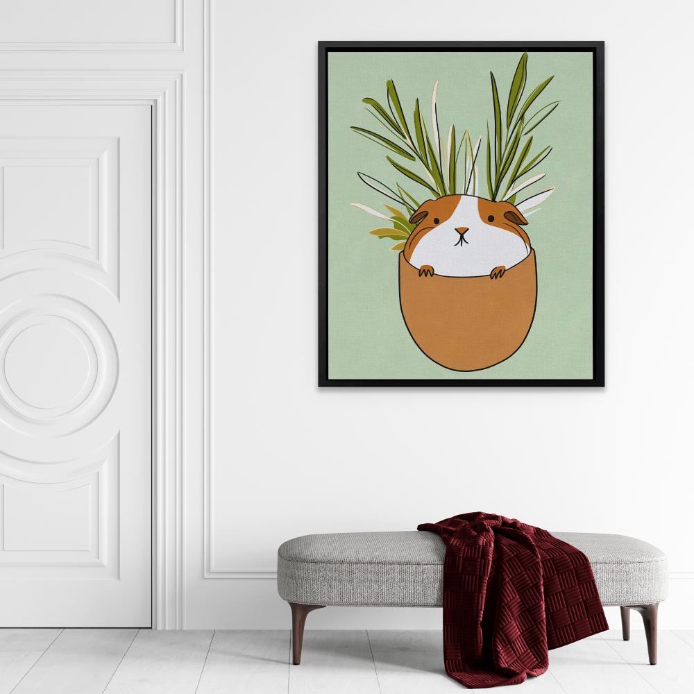 Guinea Pig in a Cup - Luxury Wall Art