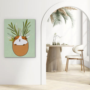 Guinea Pig in a Cup - Luxury Wall Art