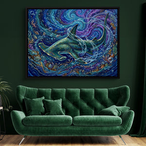 Hammerhead Depths — hammerhead depths sq green room 2 1land framed black