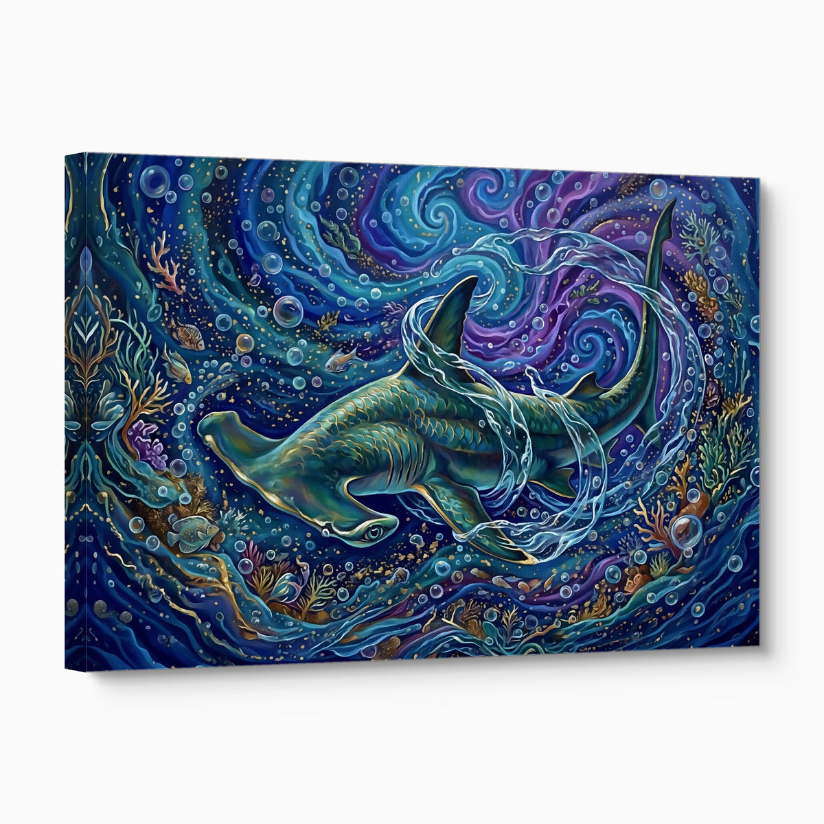 Hammerhead Depths — hammerhead depths angled flush print