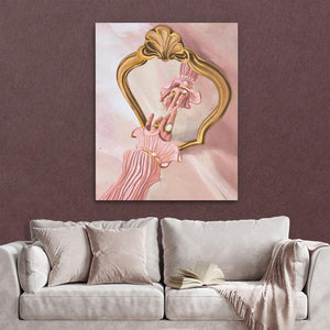 Hand and Mirror - Luxury Wall Art