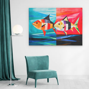 Happy Fish - Luxury Wall Art