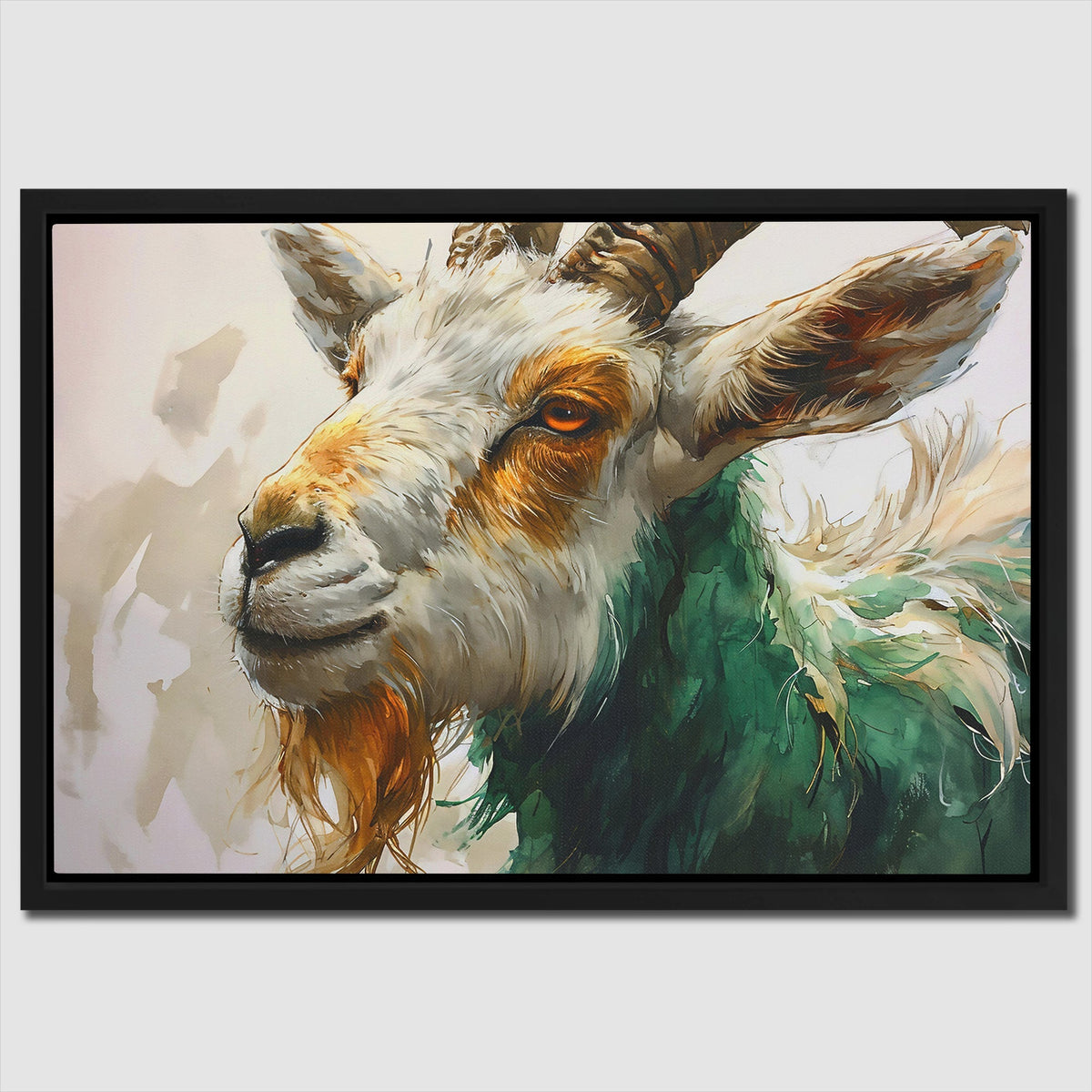 Happy Goat - Luxury Wall Art