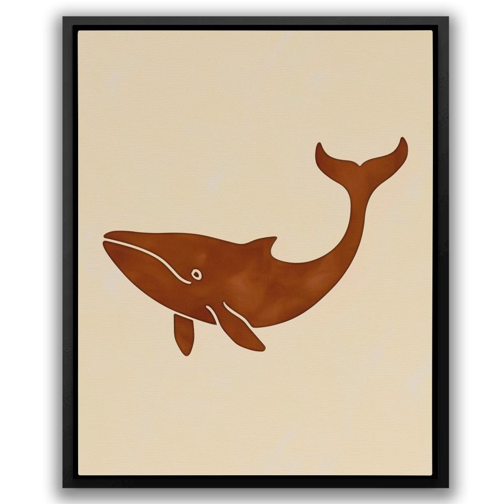 Happy Whale - Luxury Wall Art