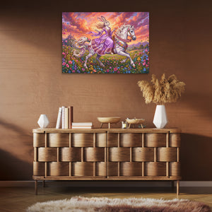 Hare Sunset Gallop — Hare Sunset Gallop Brown Room Clean 46