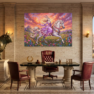 Hare Sunset Gallop — Hare Sunset Gallop Italian Bullish Land 134