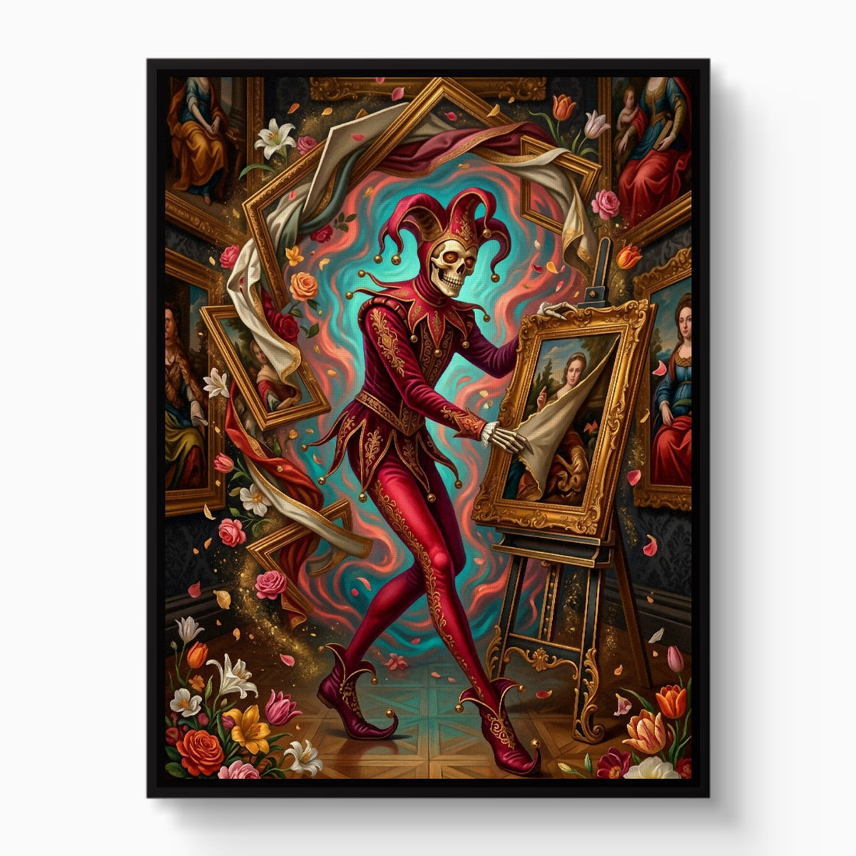 Harlequin Unveils — harlequin unveils white studio framed black