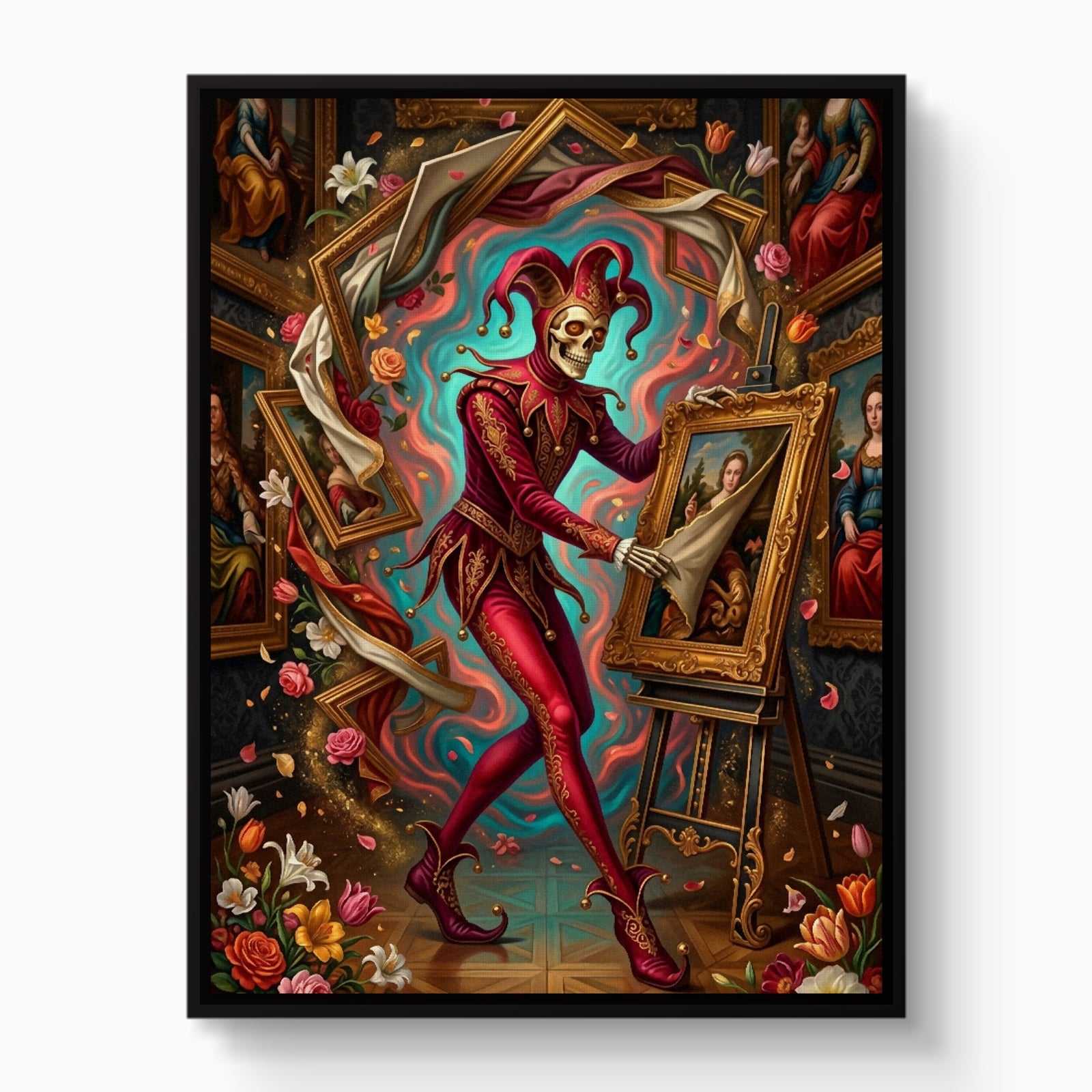 Harlequin Unveils — harlequin unveils white studio framed black
