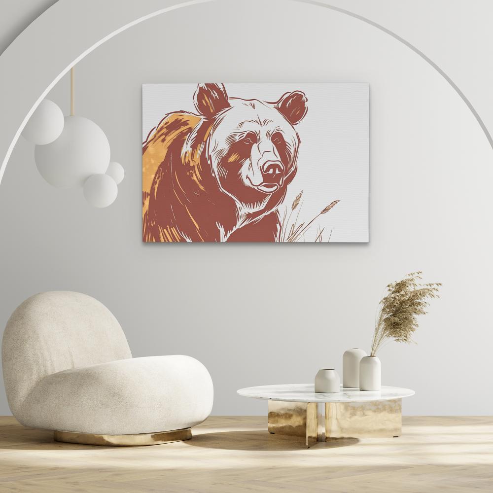 Harmonious Bear - Luxury Wall Art