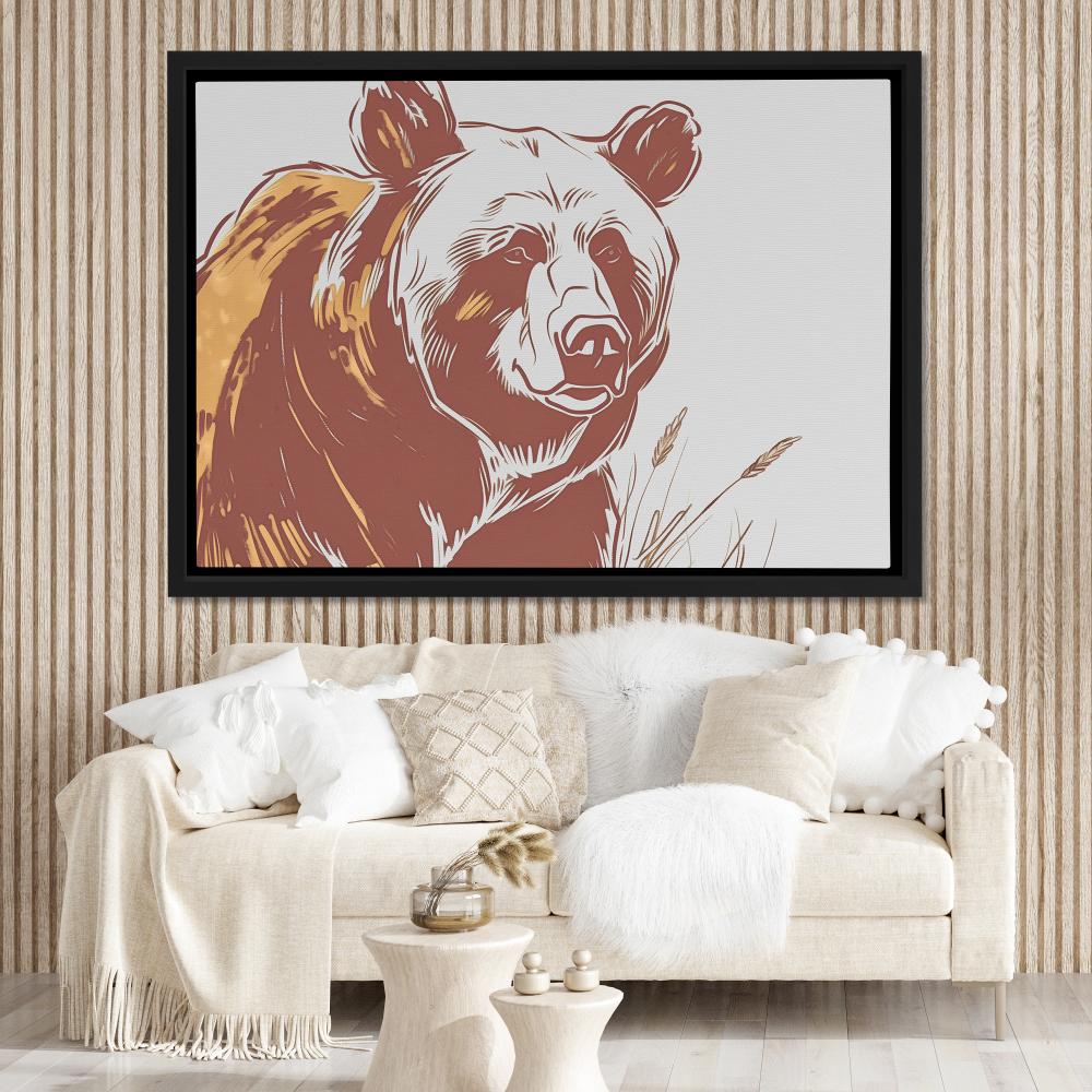 Harmonious Bear - Luxury Wall Art