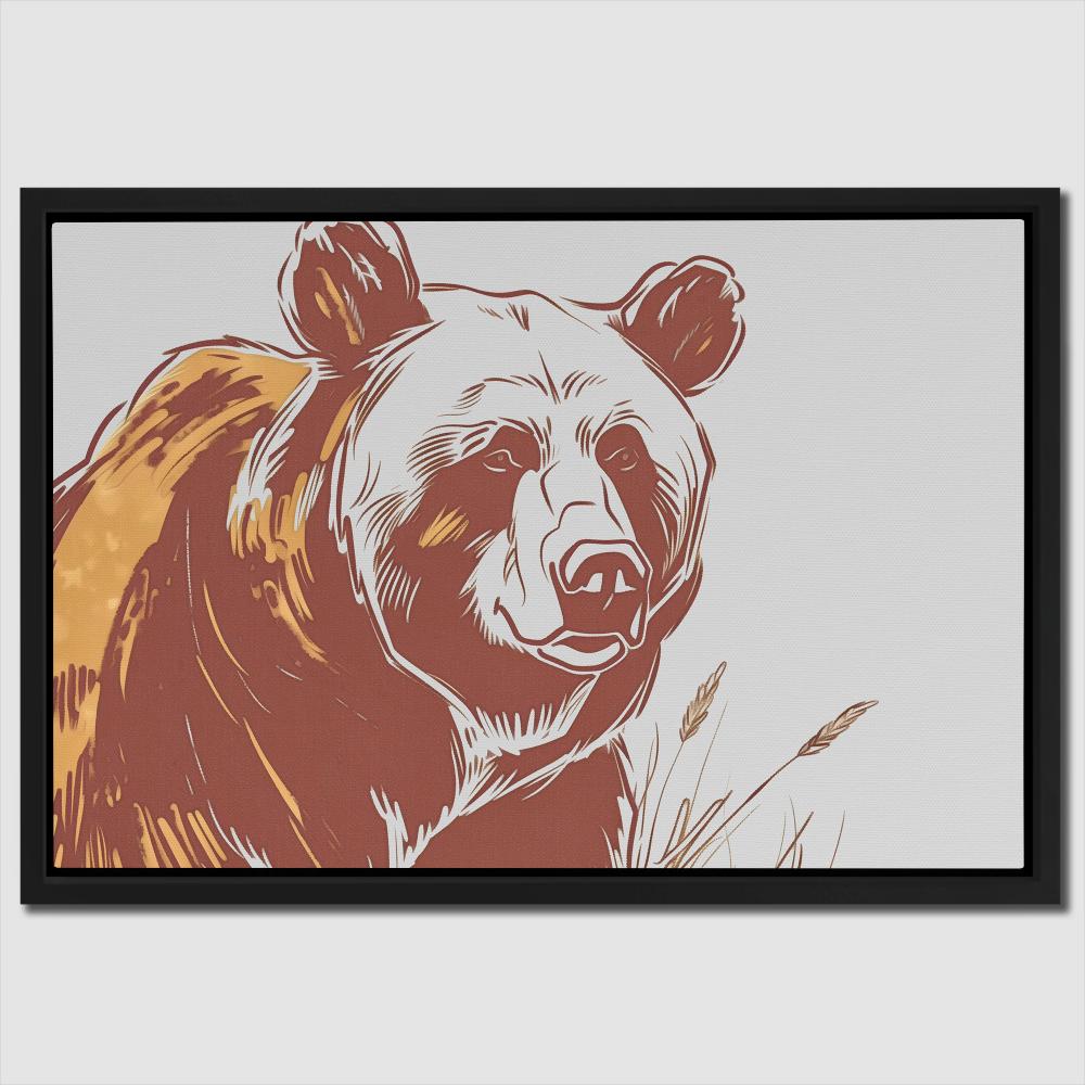 Harmonious Bear - Luxury Wall Art