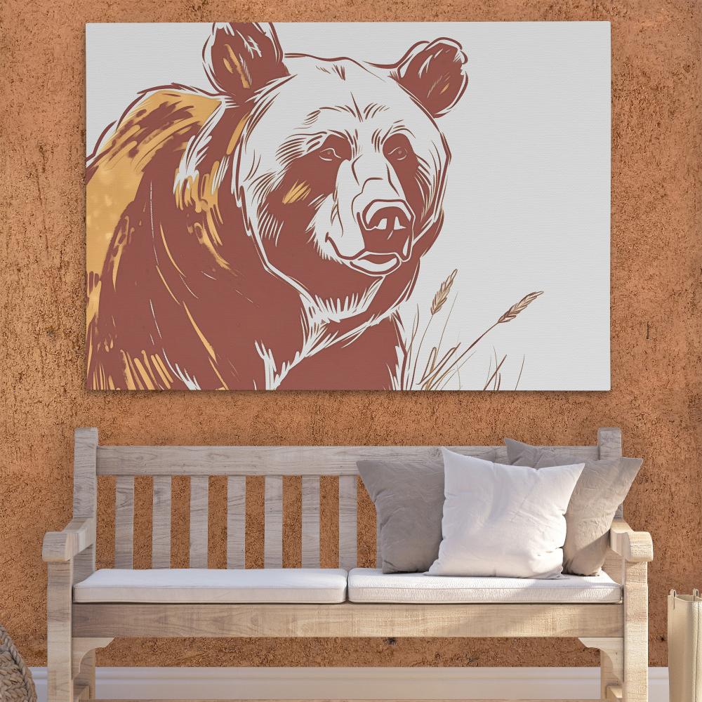 Harmonious Bear - Luxury Wall Art