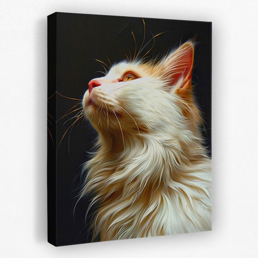 Harmonious Feline - Animals Canvas Wall Art