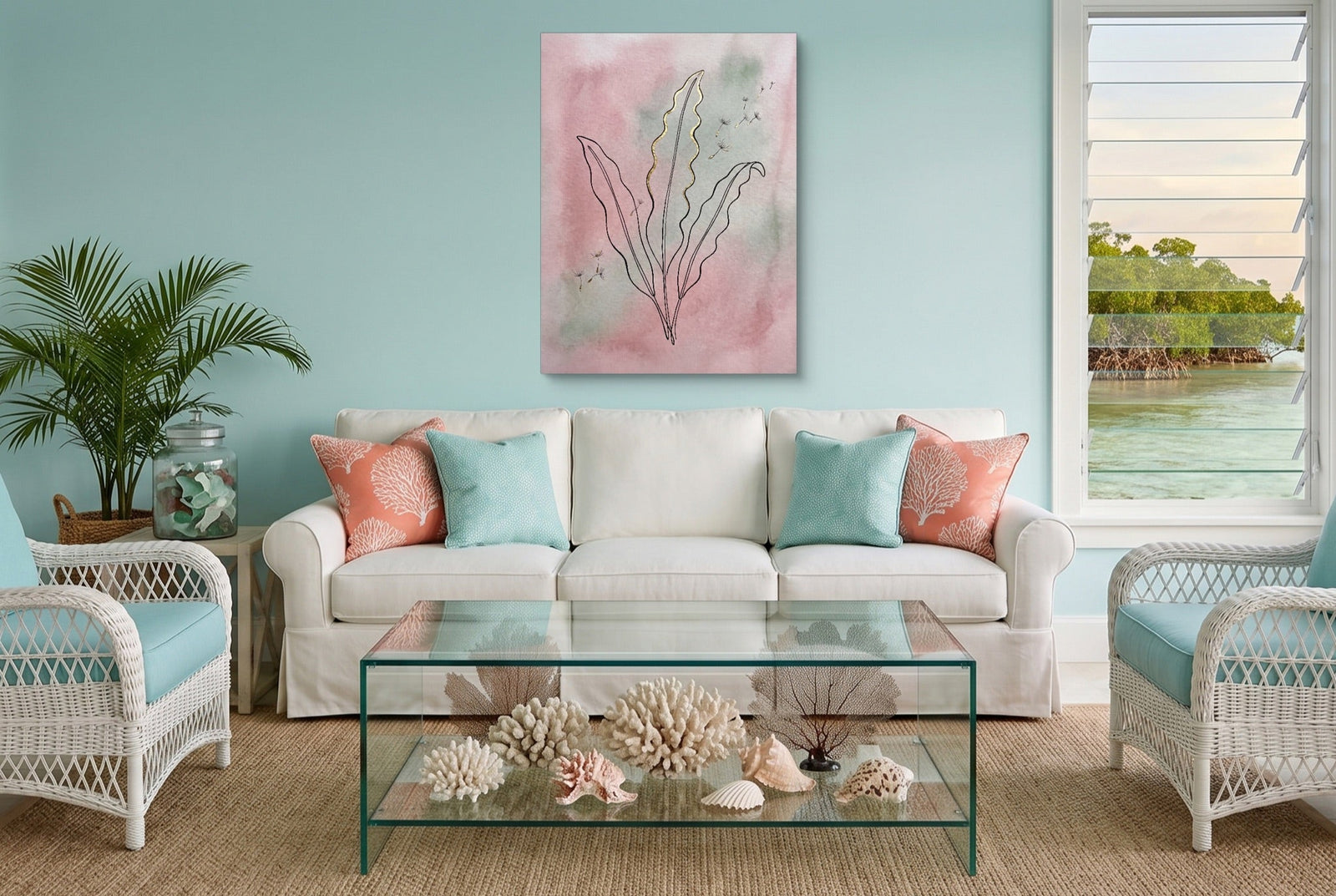 Harts-Tongue Flight - Luxury Wall Art