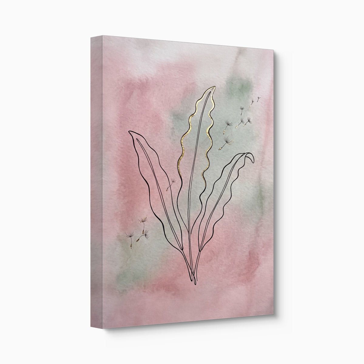 Harts-Tongue Flight — harts tongue flight angled flush print