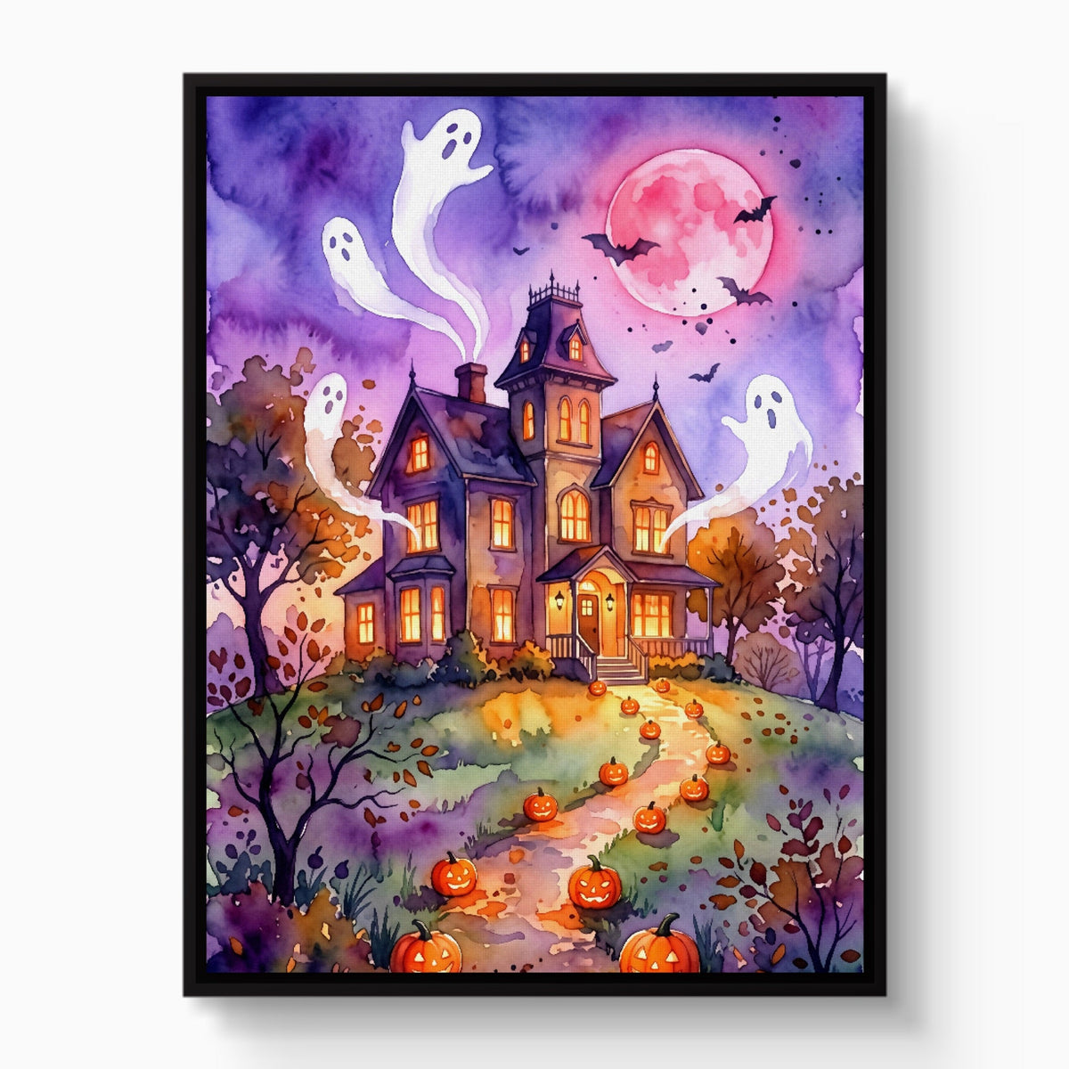 Haunted House Spirits - Luxury Wall Art