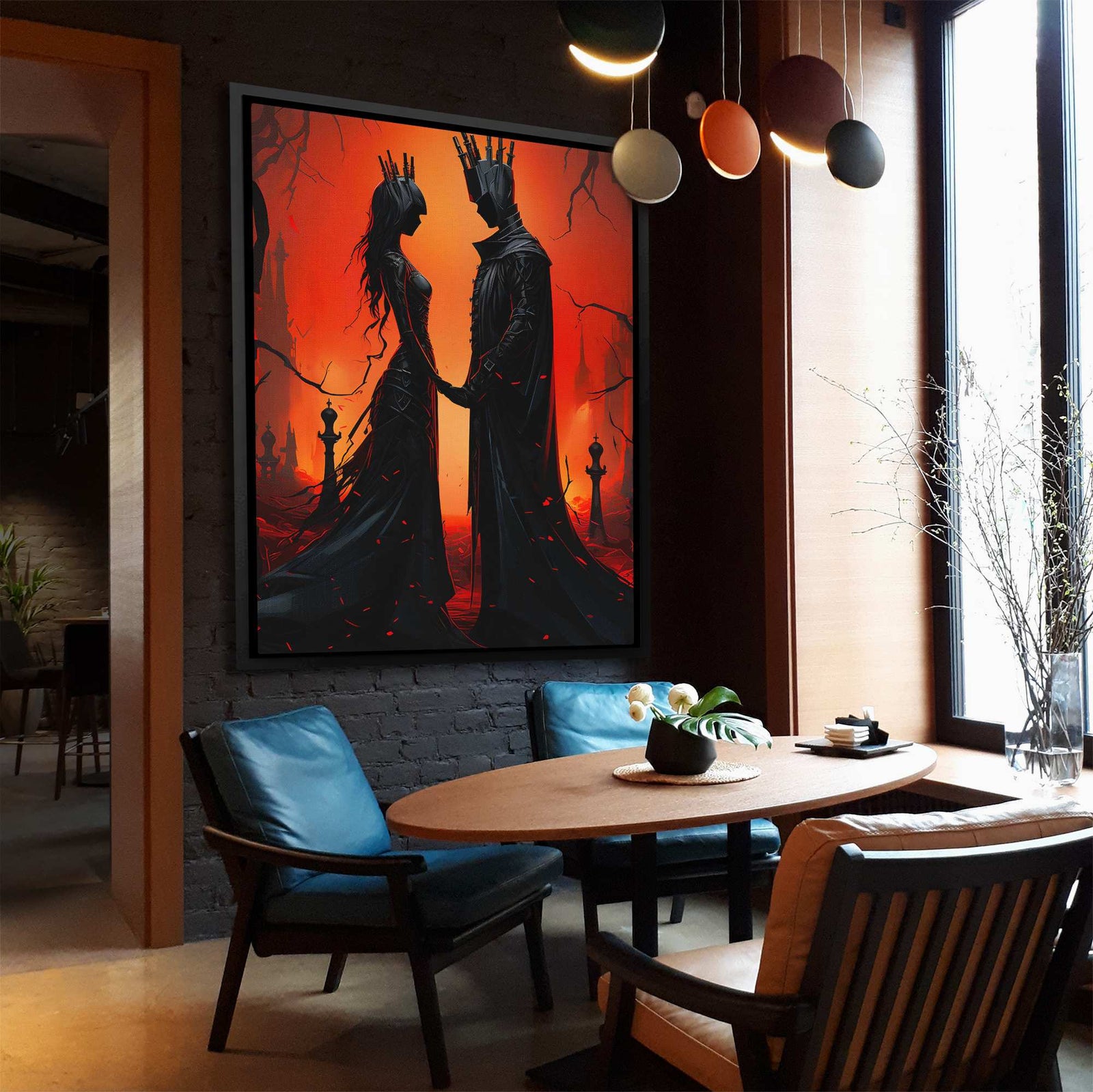 Haunting Dynasty - Dark Canvas Wall Art