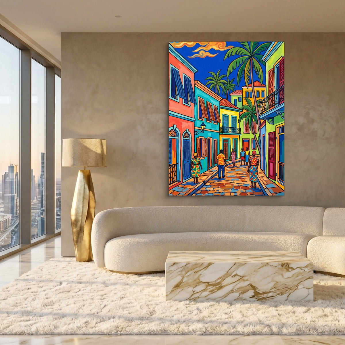 Havana Street Colors - Luxury Wall Art