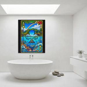 Hawaii Ace of Clubs Card — Hawaii Ace of Clubs Card Minimalist Bathroom Port 61