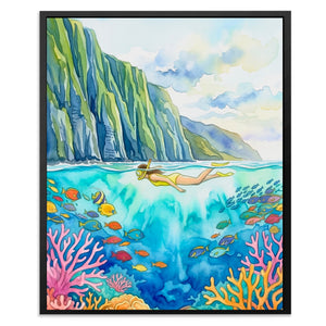 Hawaii Coral Reef — Hawaii Coral Reef Front Facing Portrait2 44