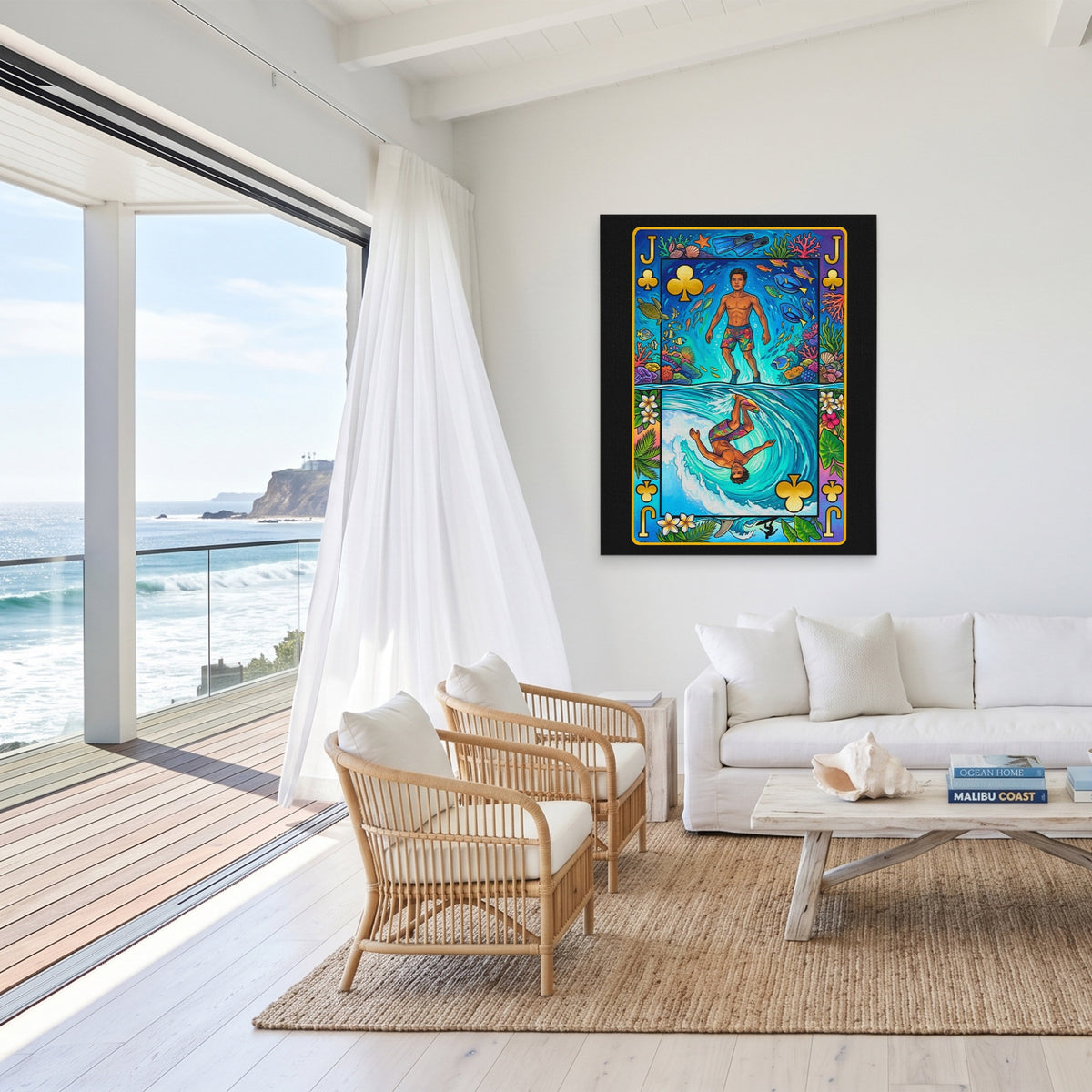 Hawaii Jack of Clubs Card — Hawaii Jack of Clubs Card Malibu Beach Port 47