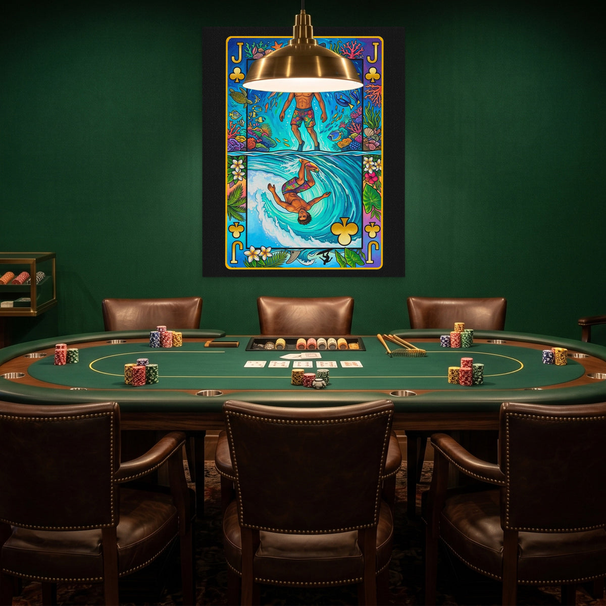 Hawaii Jack of Clubs Card — Hawaii Jack of Clubs Card Poker Room Green Port 122