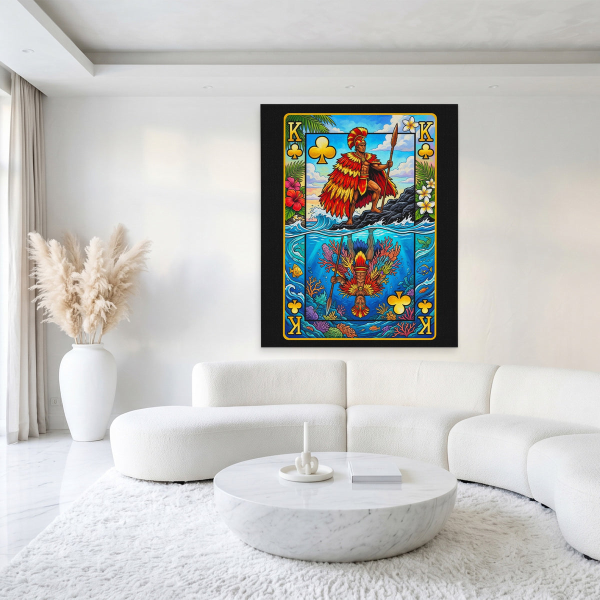 Hawaii King of Clubs Card — Hawaii King of Clubs Card White Luxury Port 213