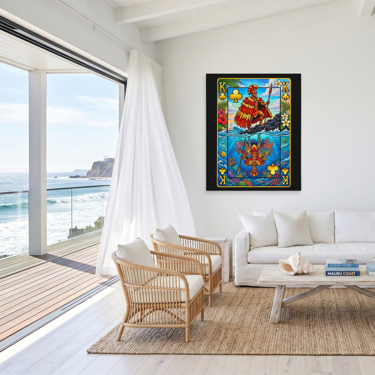 Hawaii King of Clubs Card — Hawaii King of Clubs Card Malibu Beach Port 48