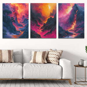 Hawaiian Volcano Eruptions - Luxury Wall Art