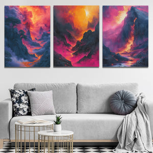 Hawaiian Volcano Eruptions - Luxury Wall Art